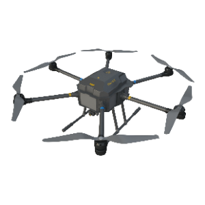Six-rotor security drone - Drones