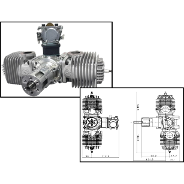 The AX120 UAV engine - Parts & Components