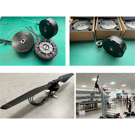 6kW motor for fixed-wing/eVTOL aircraft, and hybrid power generation system - Parts & Components
