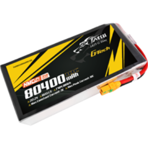Tattu 330Wh/Kg Semi-solid State 80400mAh 6S 10C 22.2V G-Tech Lipo Battery - battery / power supply