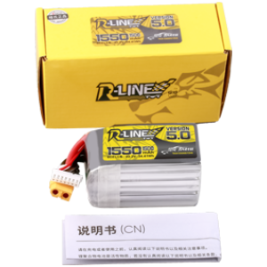 Tattu R-Line Version 5.0 1550mAh 6S1P 150C 22.2V Lipo Battery - battery / power supply