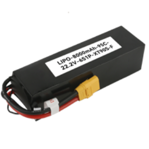 Tattu 8000mAh 6S1P 25C 22.2V Smart Lipo Battery - battery / power supply