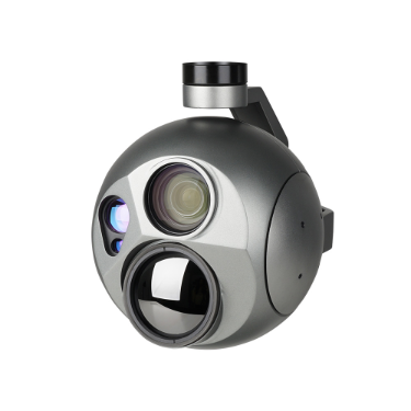 A30TR-1575 Precision Vision Redefining Optical and Thermal Imaging Triple Sensors Al Object Tracking Gimbal Camera - Mission Payload