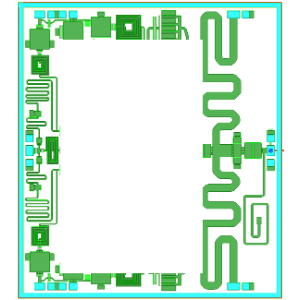 2~4GHz 50W GaN  MMIC - Chip