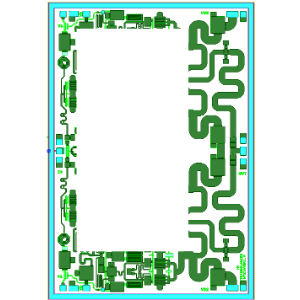 5~6GHz 100W GaN  MMIC - Chip