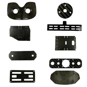High Purity 100% Carbon Fiber Plate 1mm Thickness Customizable Dimensions CNC Machined Durable for Industrial Applications - Parts & Components