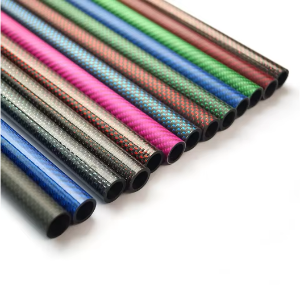 Premium Quality Custom Carbon Fiber Tubes High Modulus Light Weight Fabrication for Sport Equipment Carbon Fiber Rod Pattern - Parts & Components