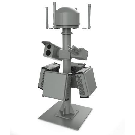 Fixed Anti-Drone IntegratedDefense System - Detection & Countermeasures Equipment