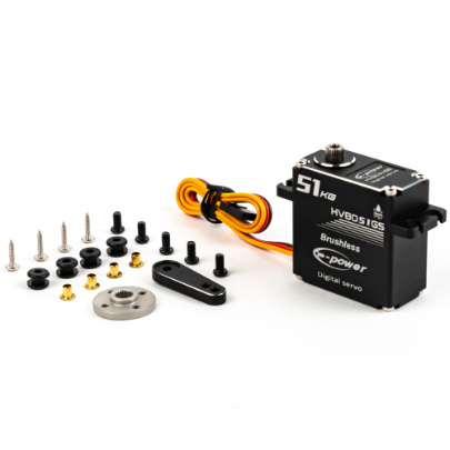 51kg Brushless Servo - Parts & Components