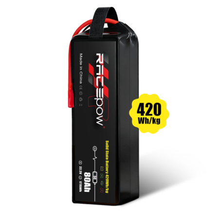 Racepow 420Wh/kg 80Ah6S22.2V3C Solid State battery - battery / power supply