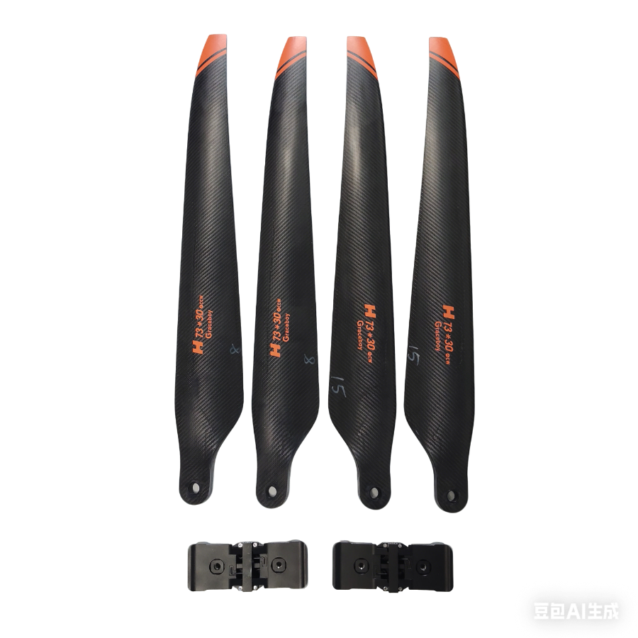 Carbon fiber multi-core folding paddle 7330 with butterfly paddle clamp - Parts & Components,Flight controller with FPV system